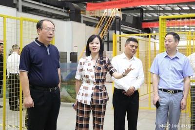 安徽省副省長周喜安一行到成都中建材調研